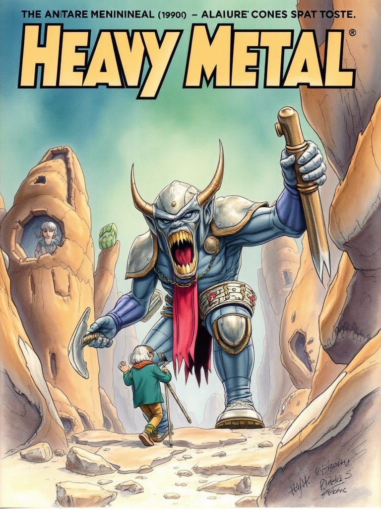 Cyberpunk-Inspired Comic Art in Watercolor Style