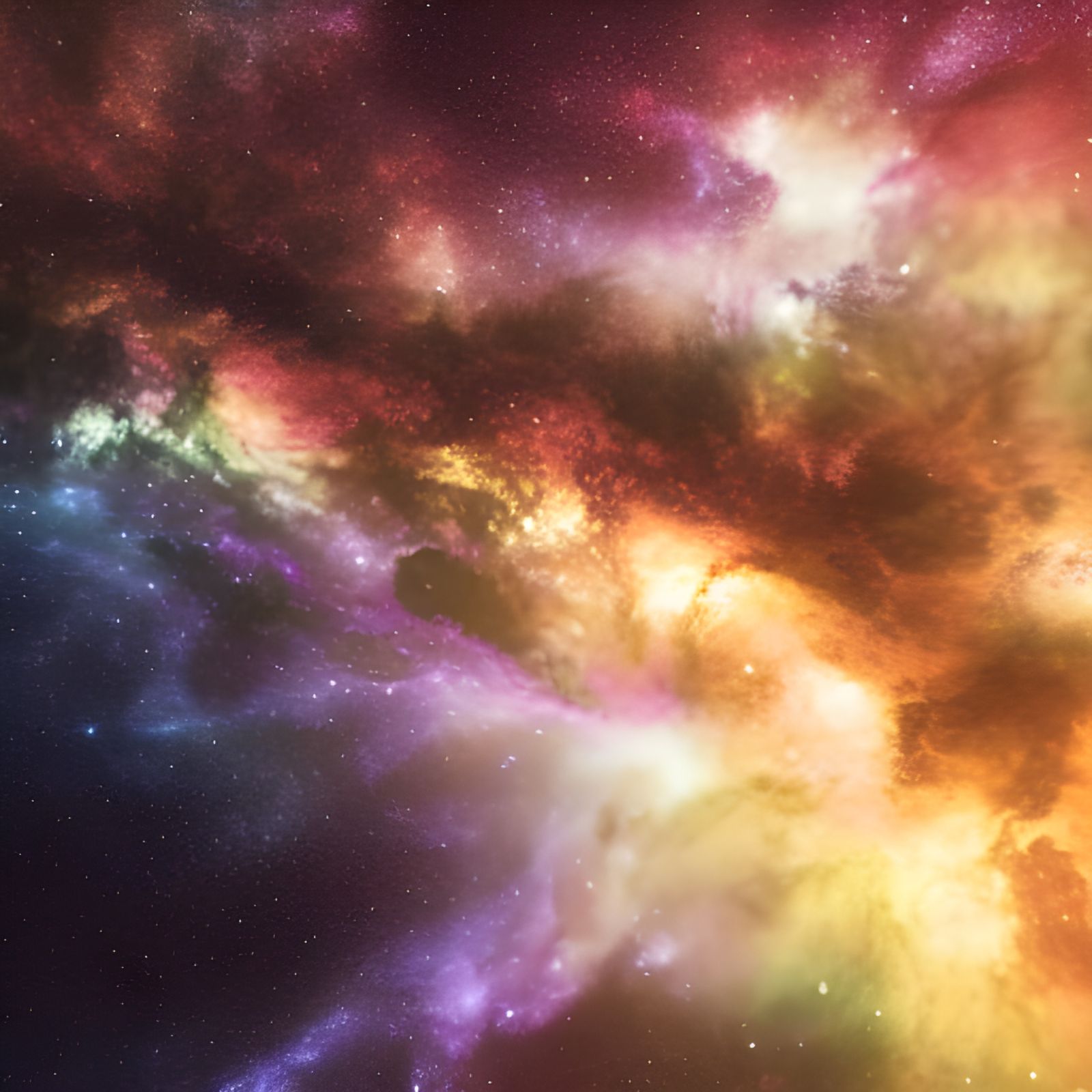 Detailed Milky Way Galaxy Concept Art