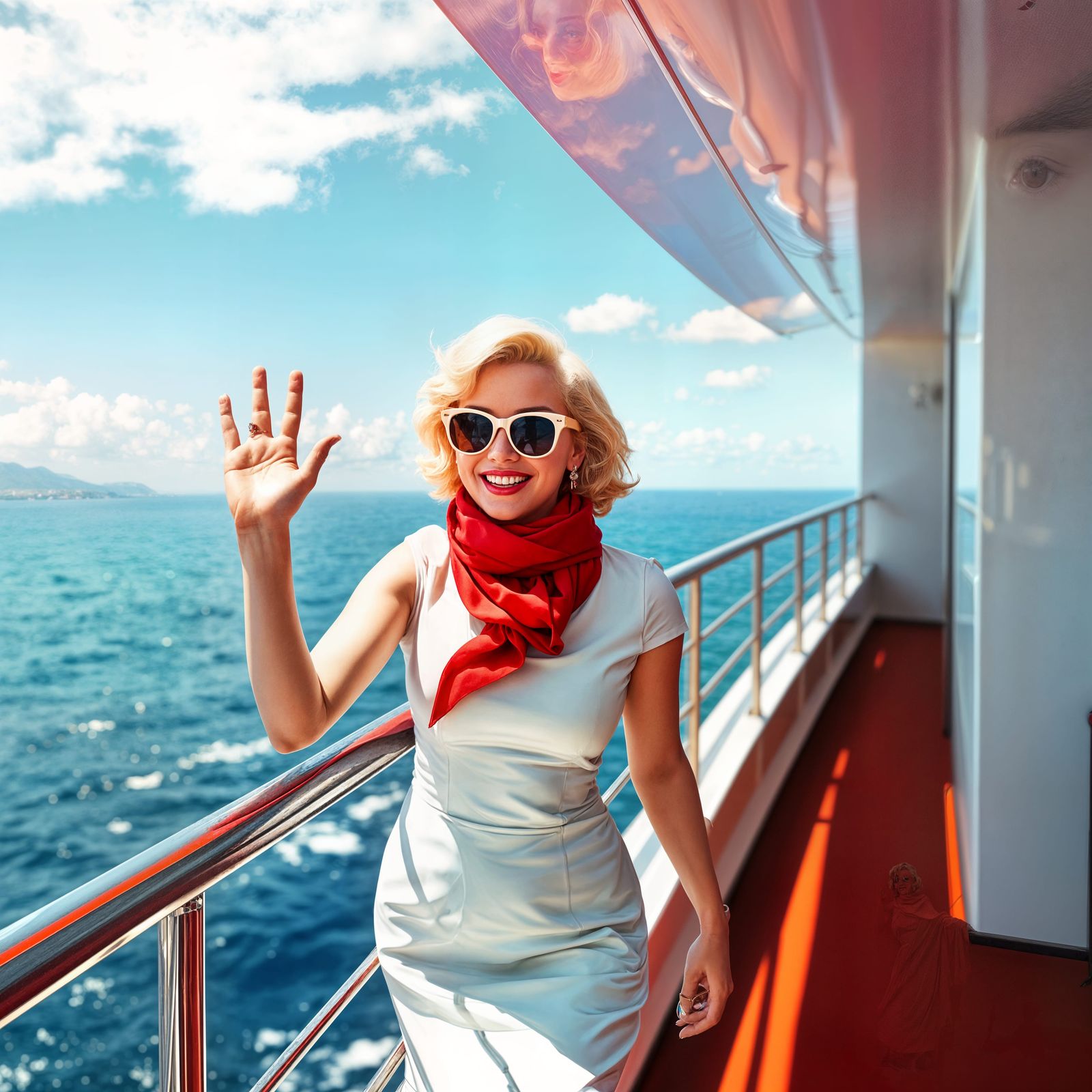 Marilyn Monroe Cruise Goodbye in Pop Art