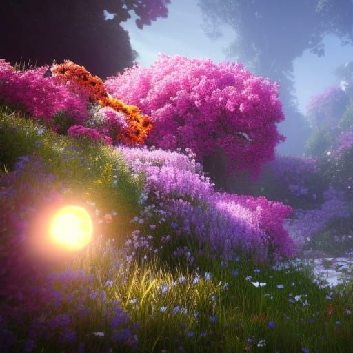 Beautiful Flowers Concept Art in 8K Resolution
