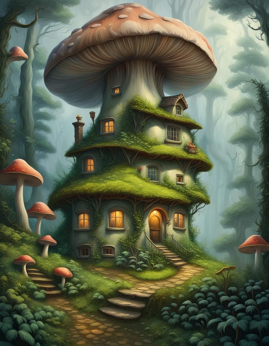 Mushroom house