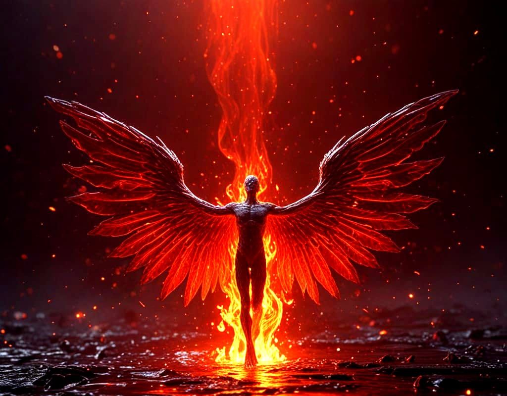 Interdimensional Being of Starlight and Flame