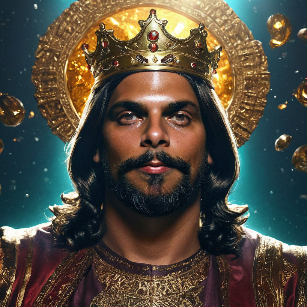 Ethereal Jesus in Regal Splendor