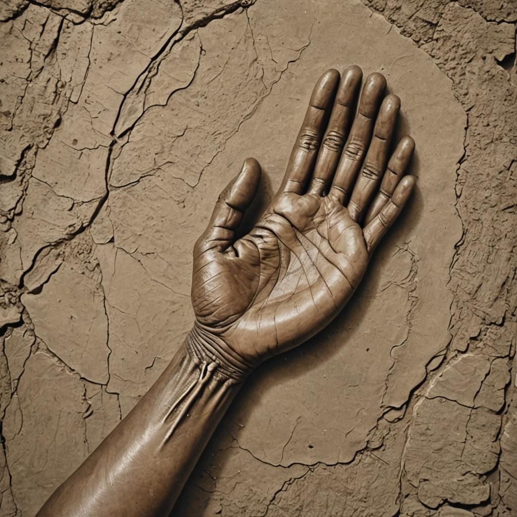 Stylized Fatima Hand Illustration