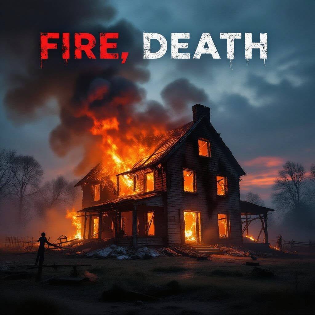 Fiery Scene of Horror and Death