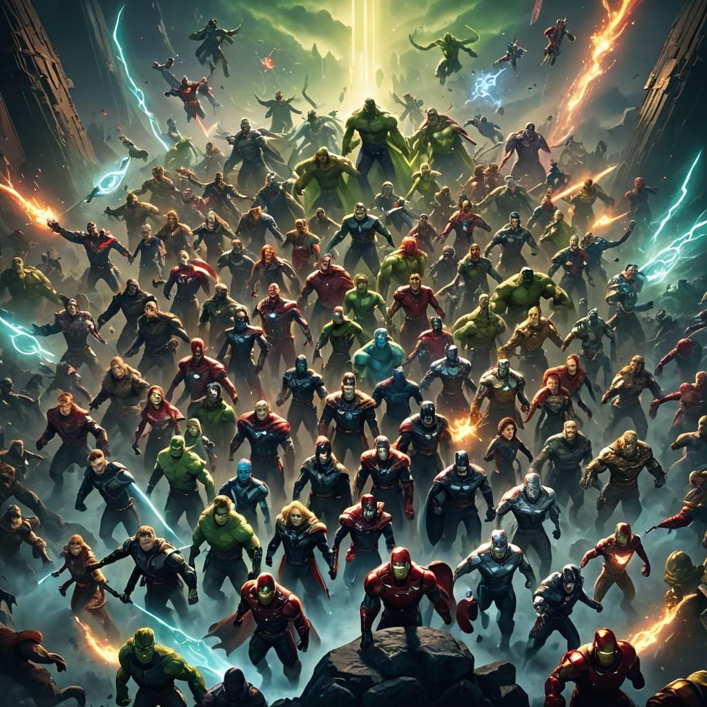 Marvel Heroes United Against a Monumental Threat