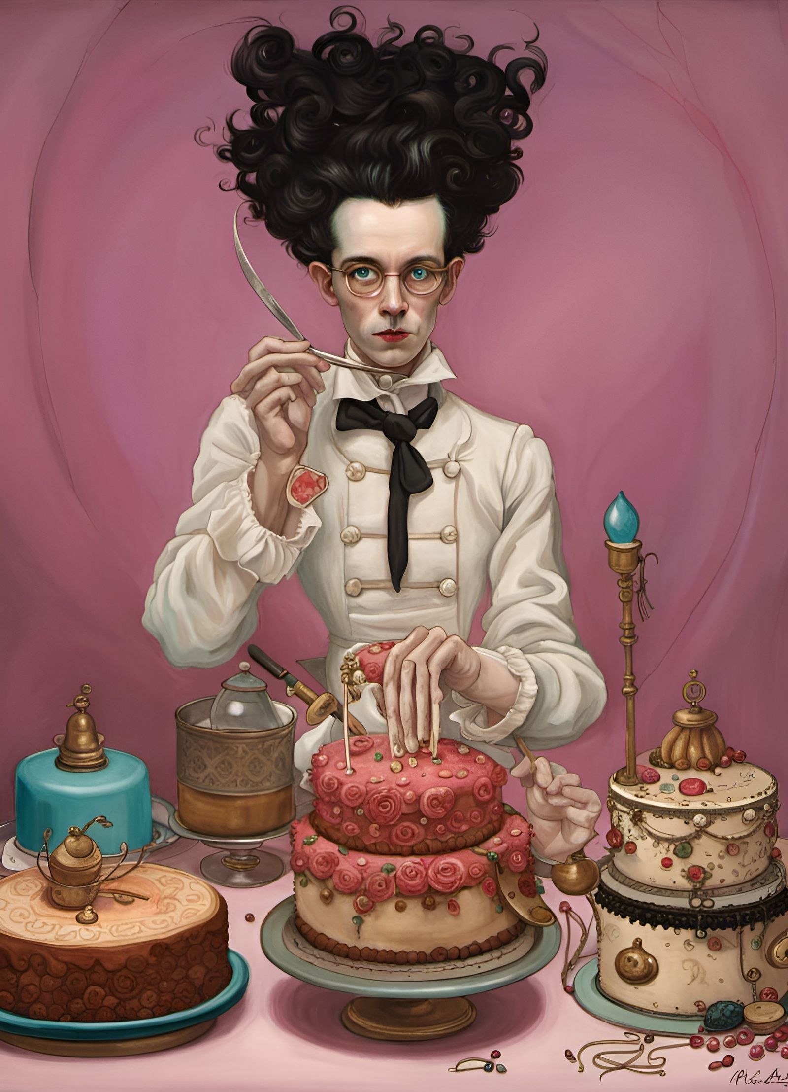 Egon Schiele as Cake Baker