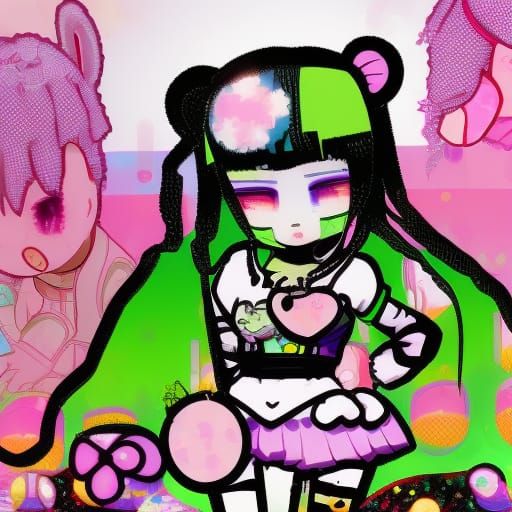 Pink Cybergoth Decora