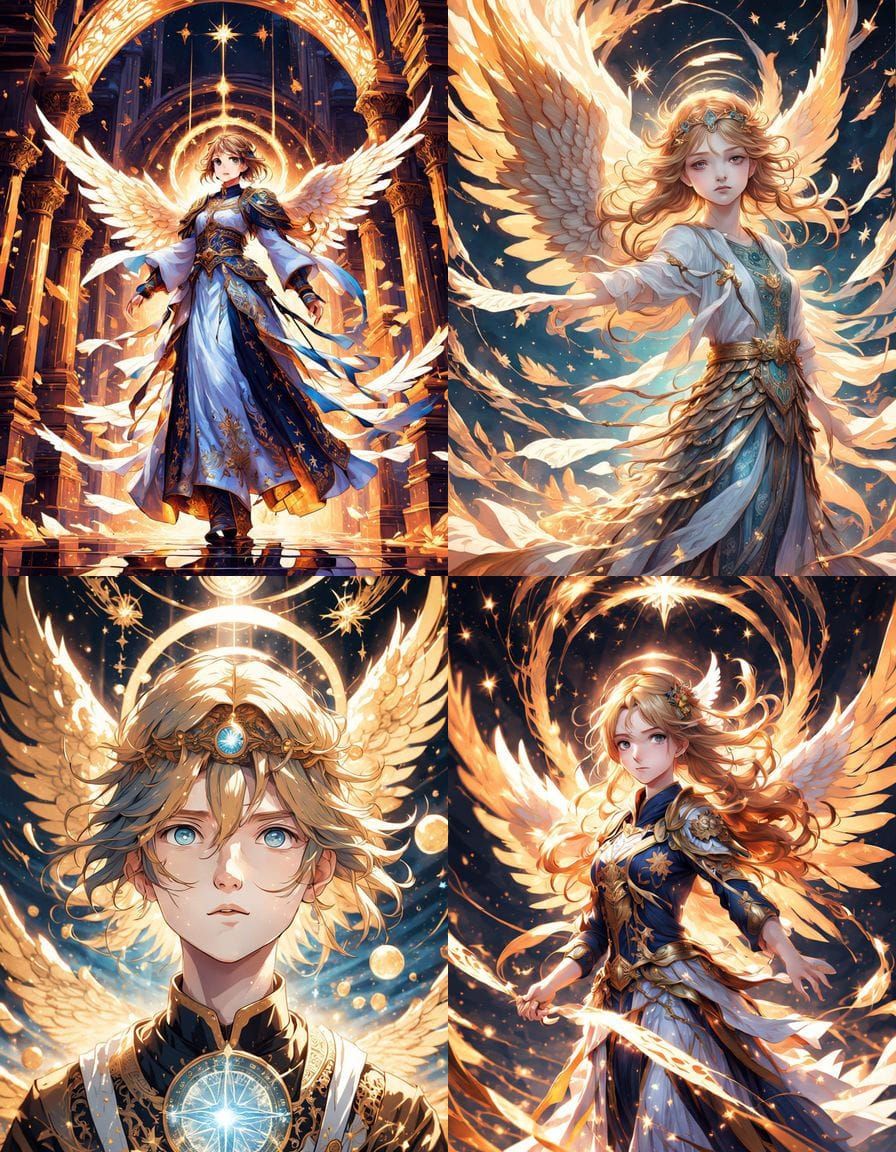 Anime Style Miracle Angel Card