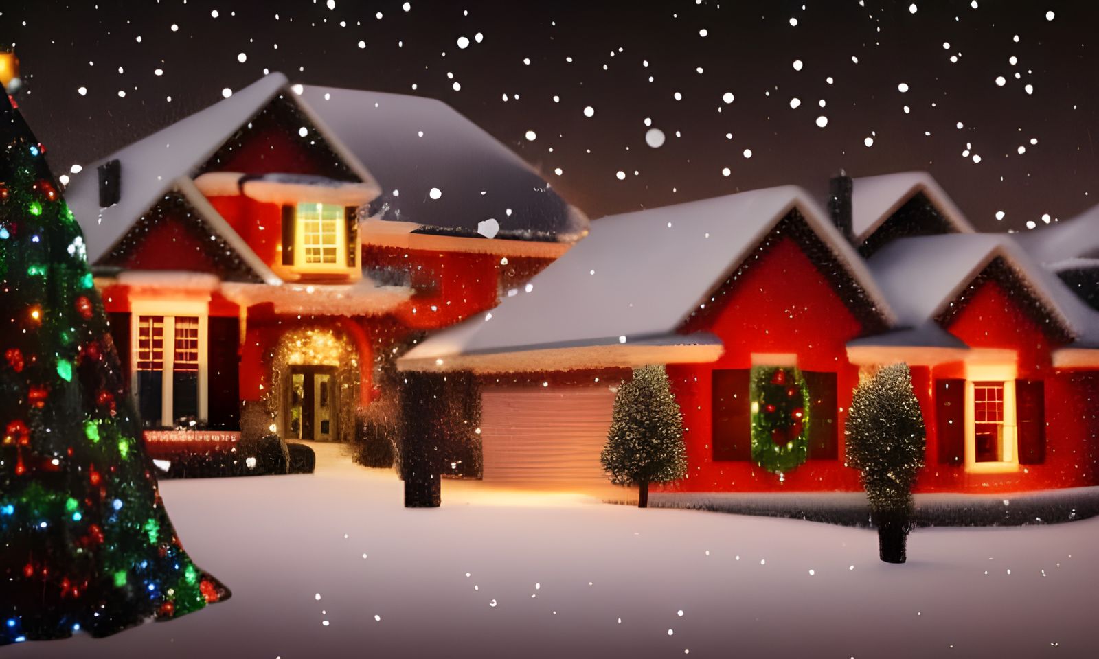 Cozy Christmas Eve Scene