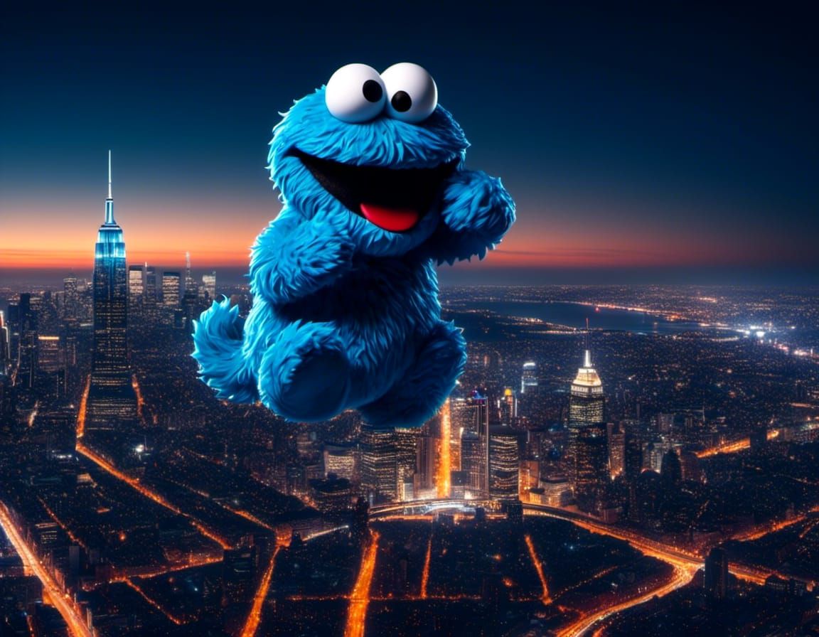 Cookie Monster Hits The Town!
