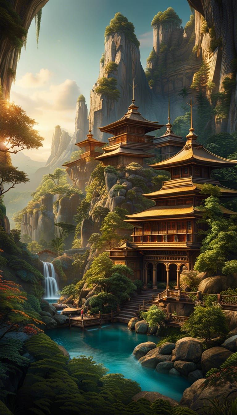 Enchanted Forest Elven Bedroom: Cozy Digital Illustration