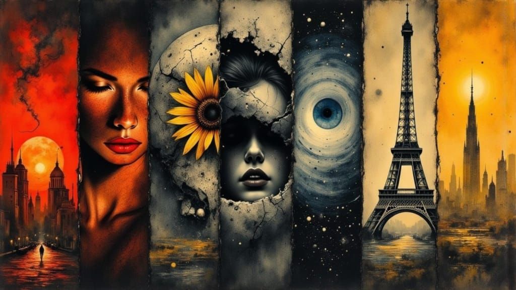 Fractured Reality in a Surrealistic Abyss