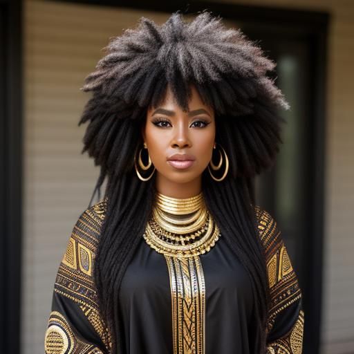 Stunning Portrait of an African American Woman