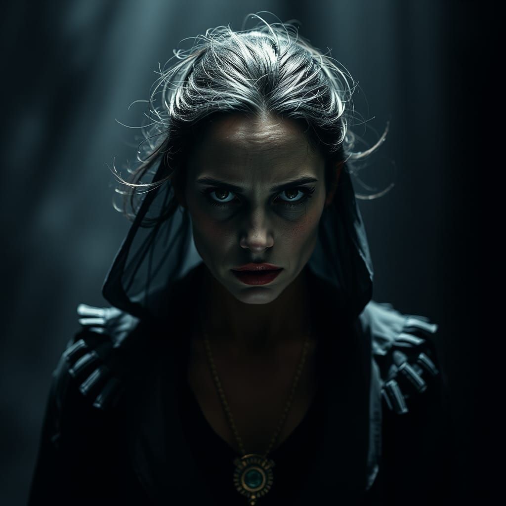 Dark Snow White in Biomechanical Nightmare