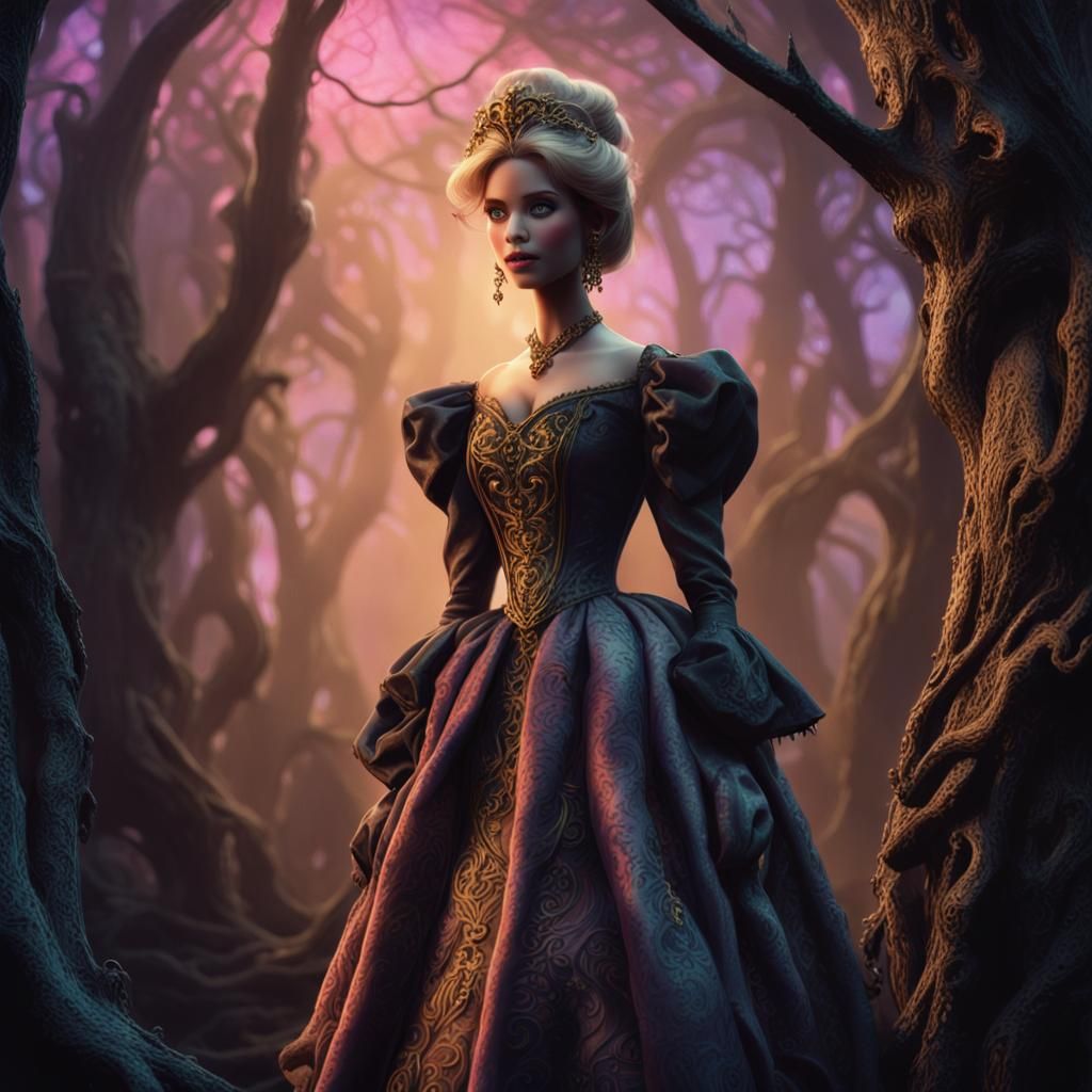 Dark Fantasy Barbie Movie Cast in Mystical Realm