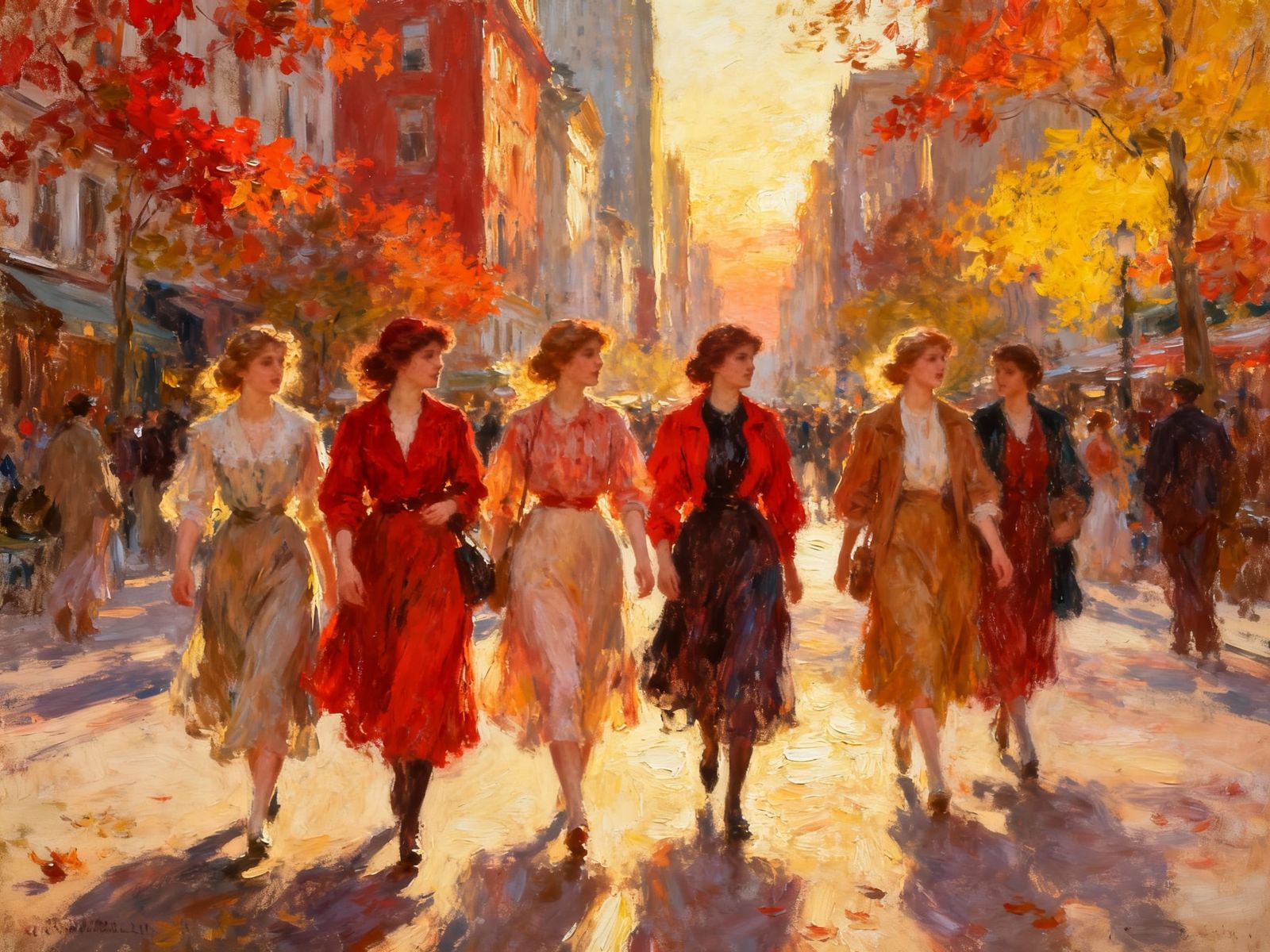 All Dressed in Their Autumn Finery