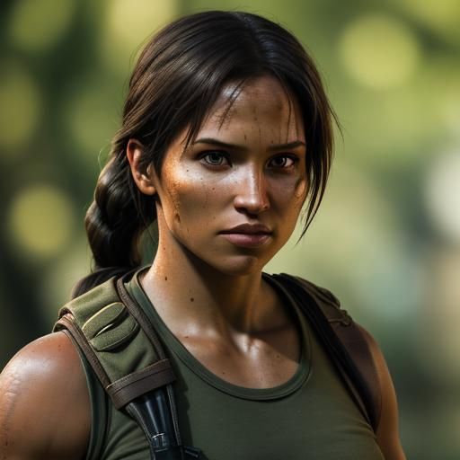 Lara Croft Portrait in Natural Lighting