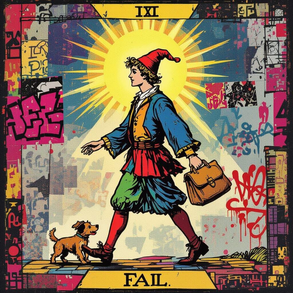 The Fool Tarot Card: Postmodern Artistry