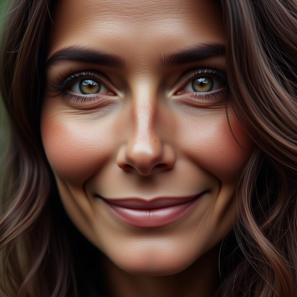 Stunning Portrait in Hyperrealistic Style