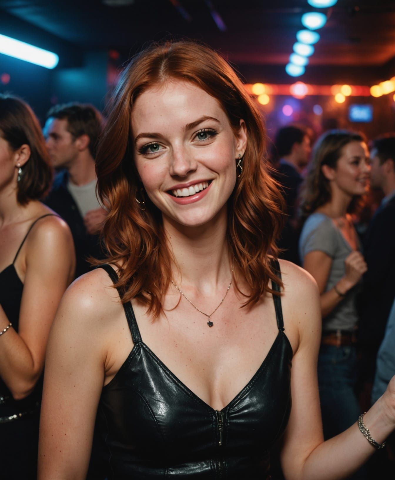 Glamorous Valley Girl Shines at Nightclub