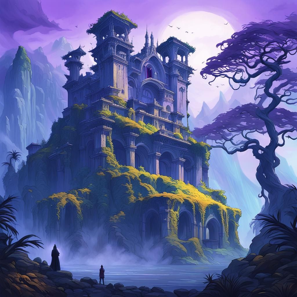 Mysterious Island: Dark Fantasy Concept Art