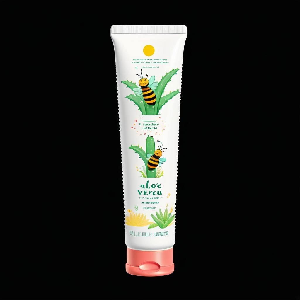 Whimsical Illustration: Children Celebrate Toothpaste