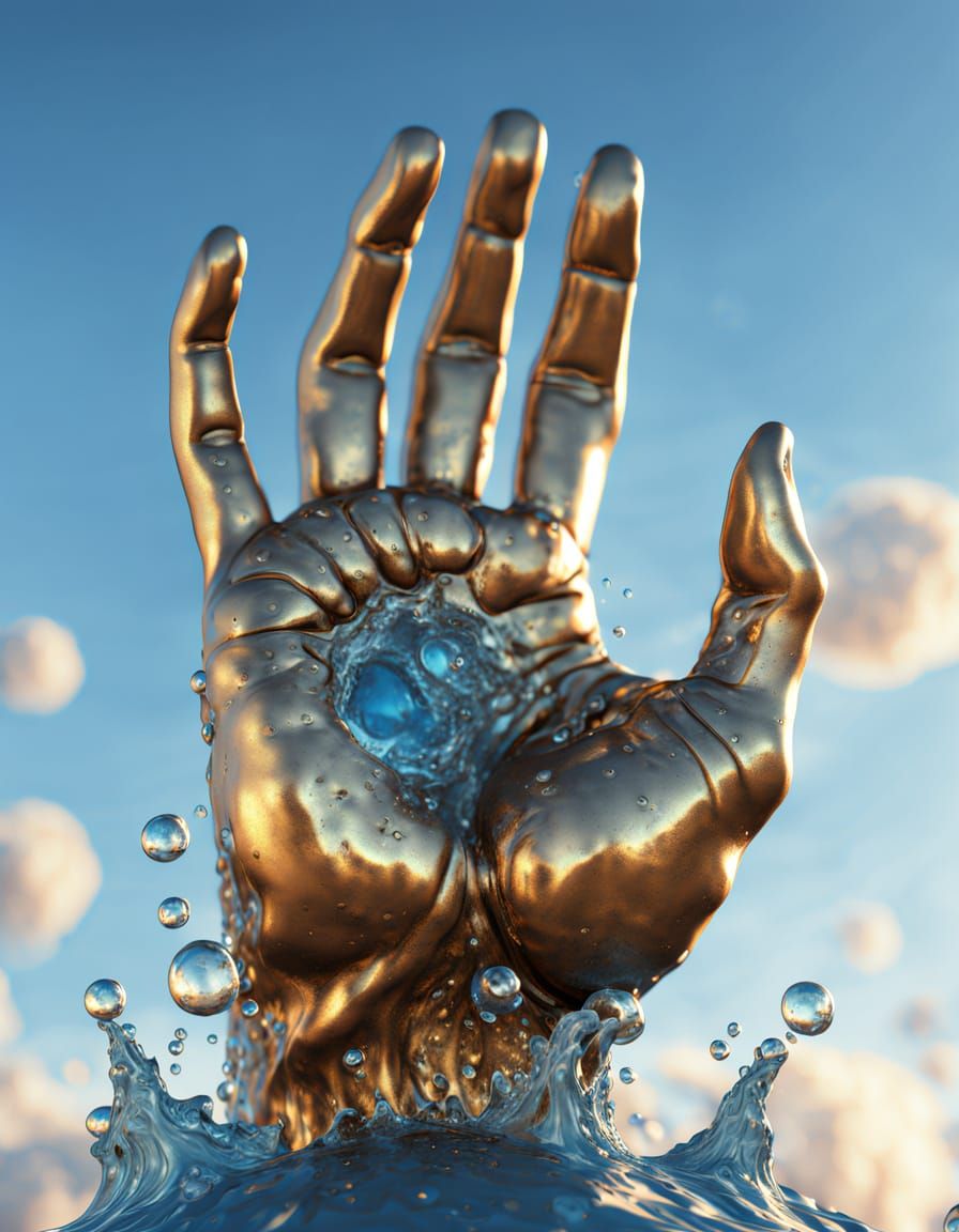 Abstract Giving Water