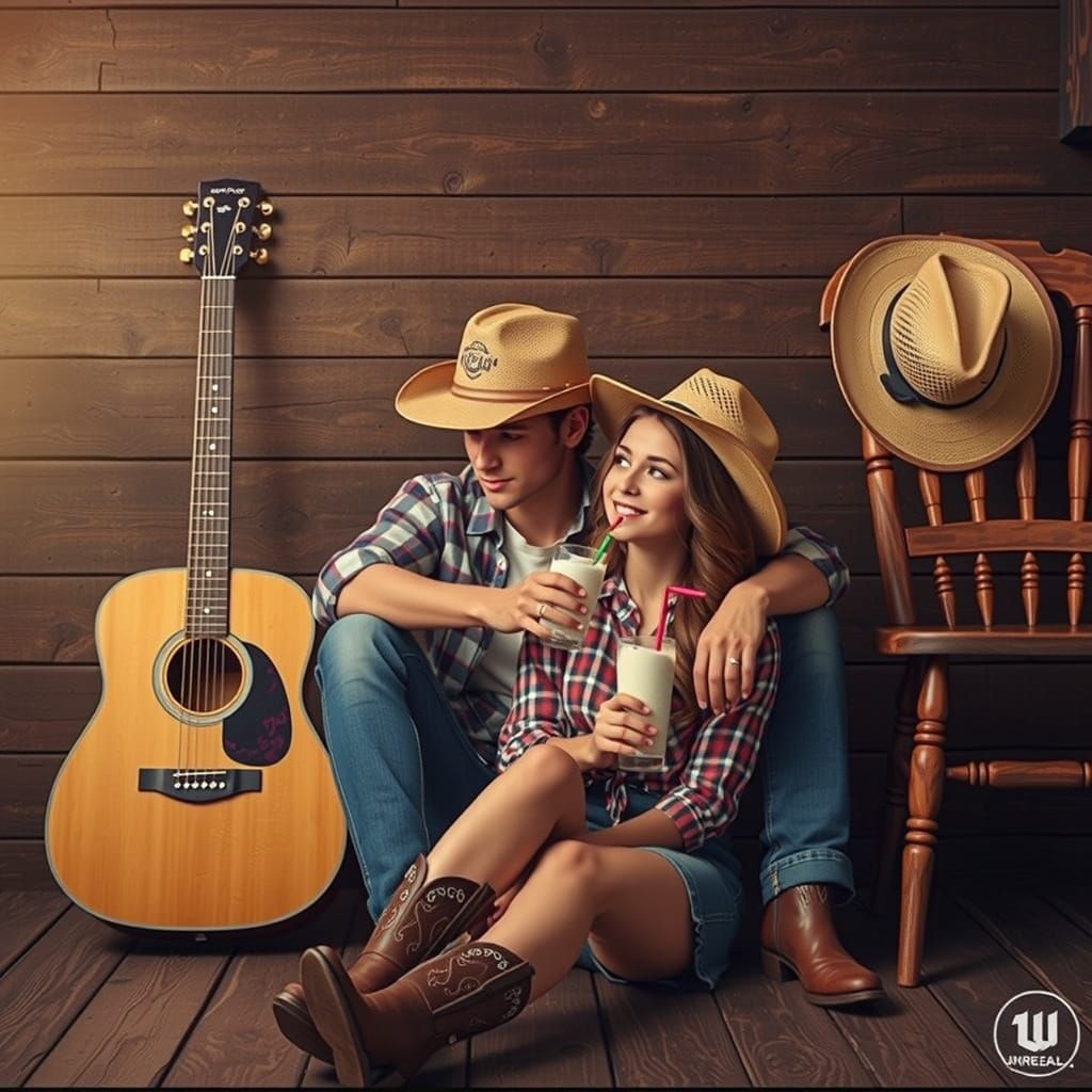 Nostalgic Country Music Scene in Unreal Engine