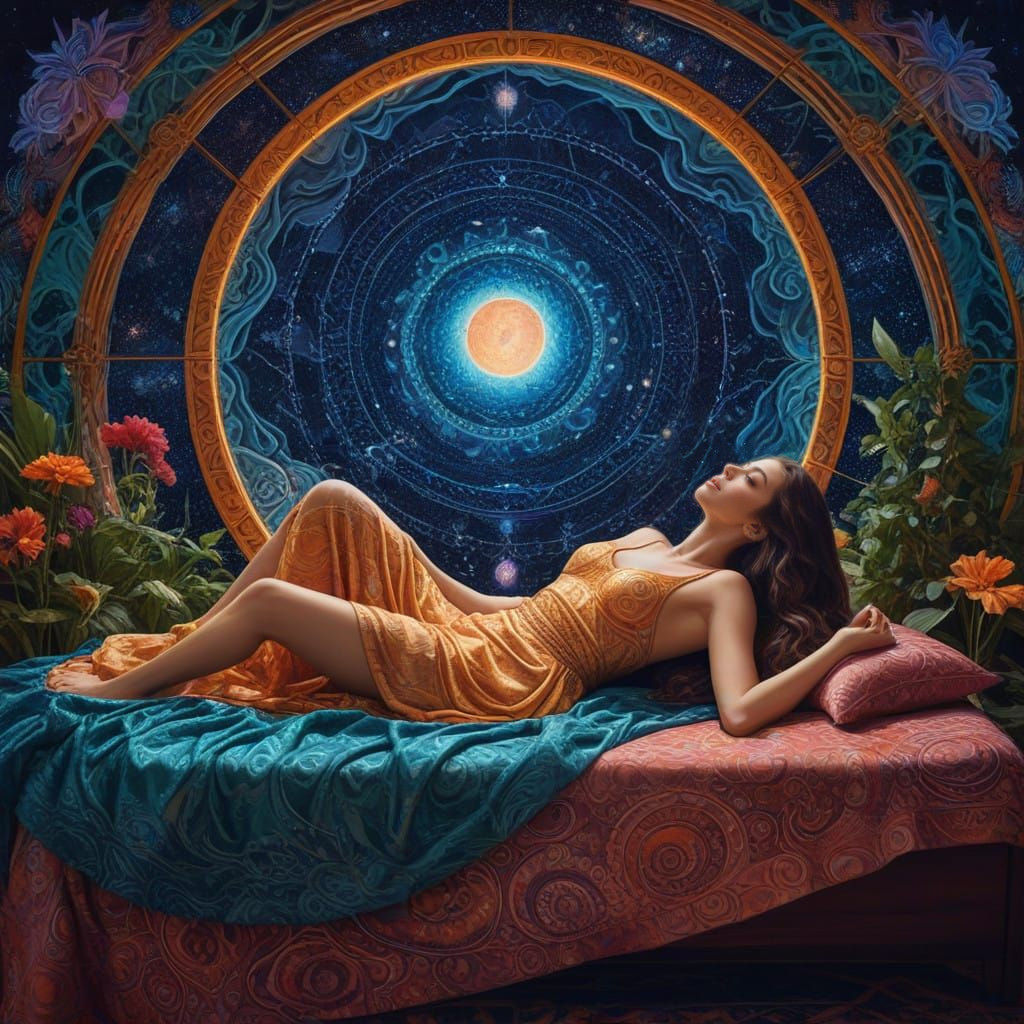 Cosmic Dreamscape in Holographic Style