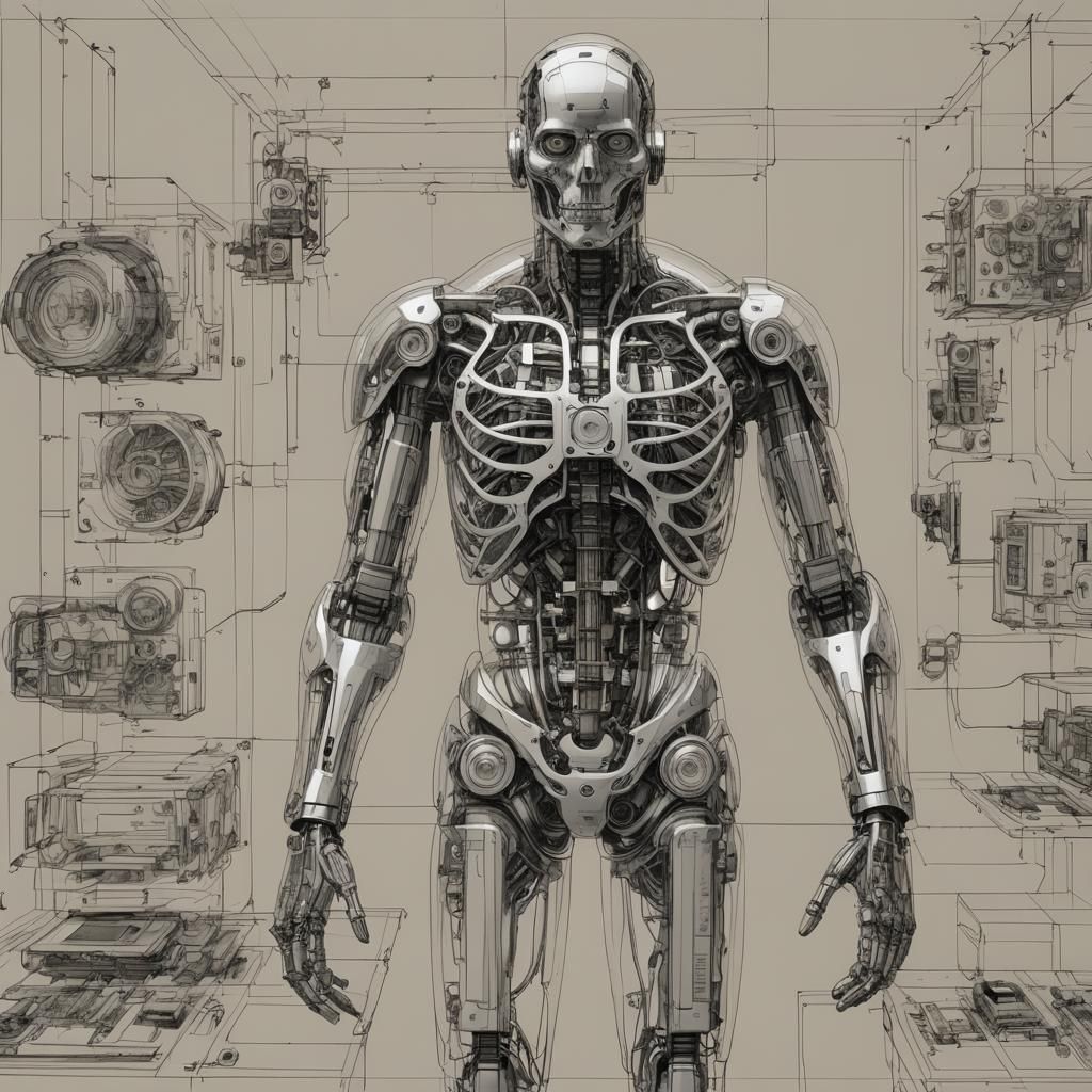 Transparent View of Electronic Components: Detailed Matte Pa...