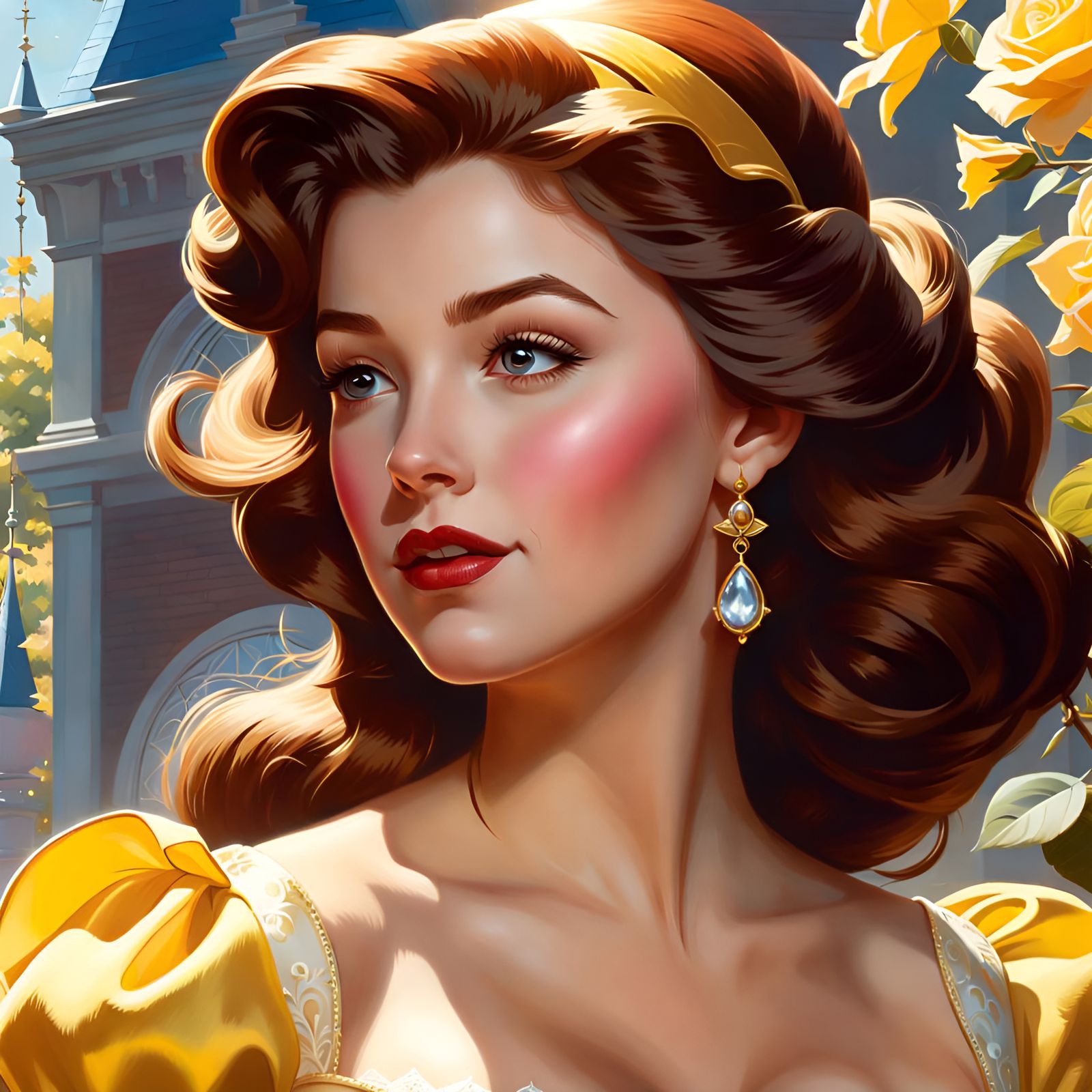 Belle as Painted by Masters of Realism