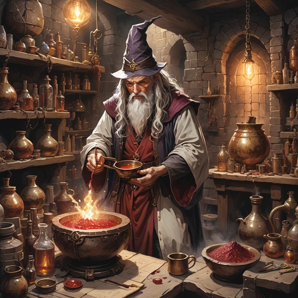 Subterranean Wizard's Workshop Synthesizing Philosopher's St...