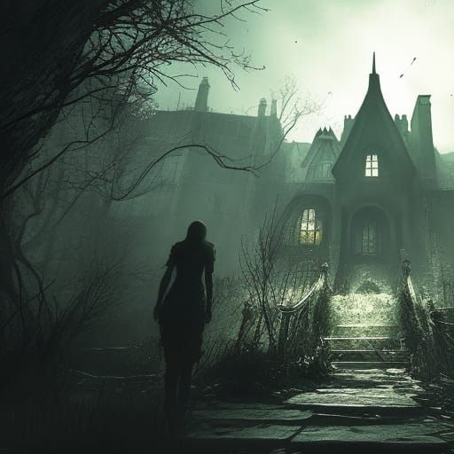 Creepy Haunted Scene in Eldritch Style