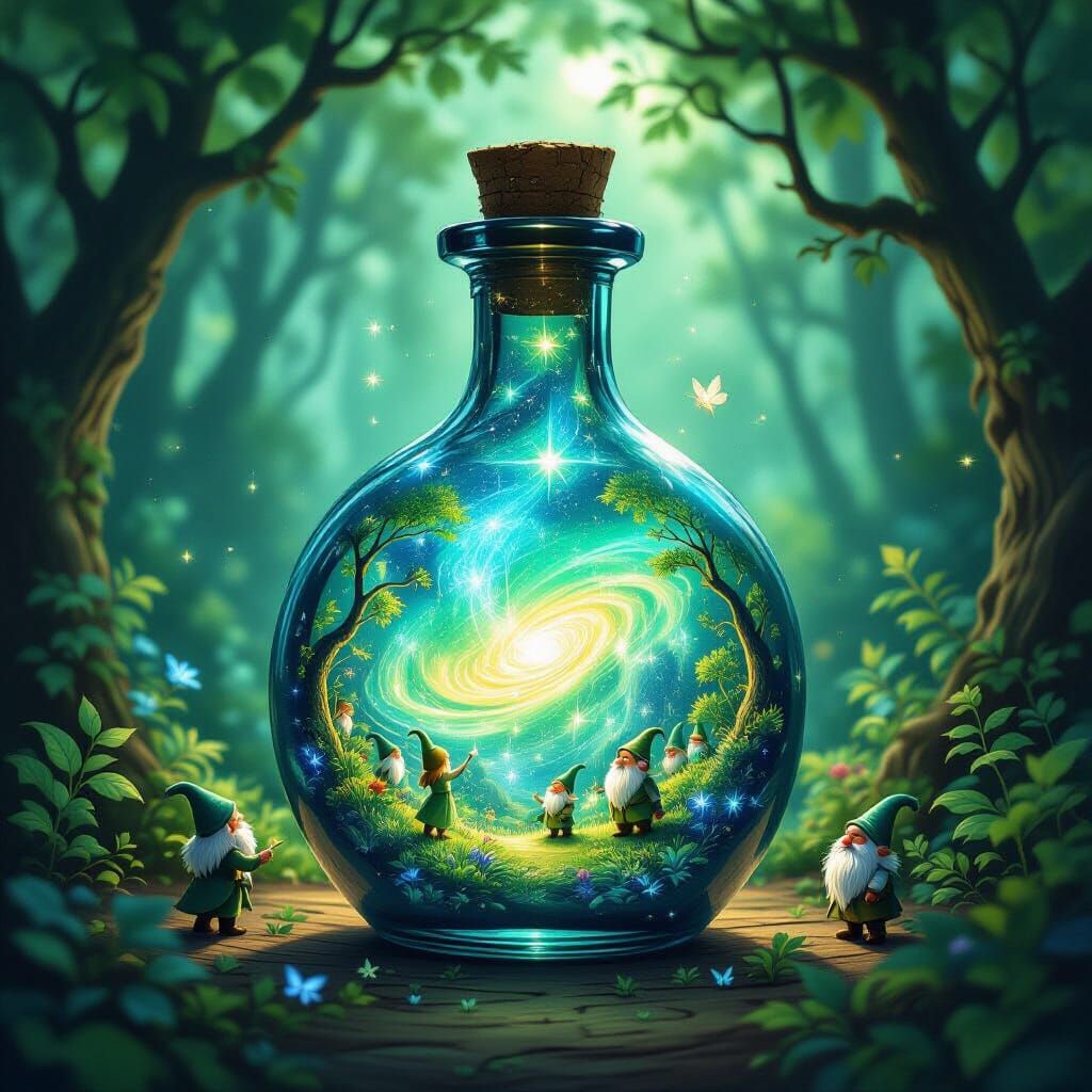 Enchanted Potion Reveals Magical World of Fairies and Gnomes