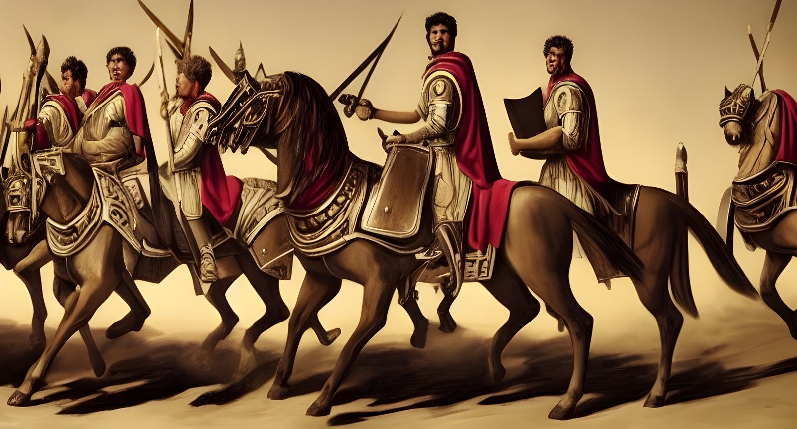 Roman Cavalry Choir Singing