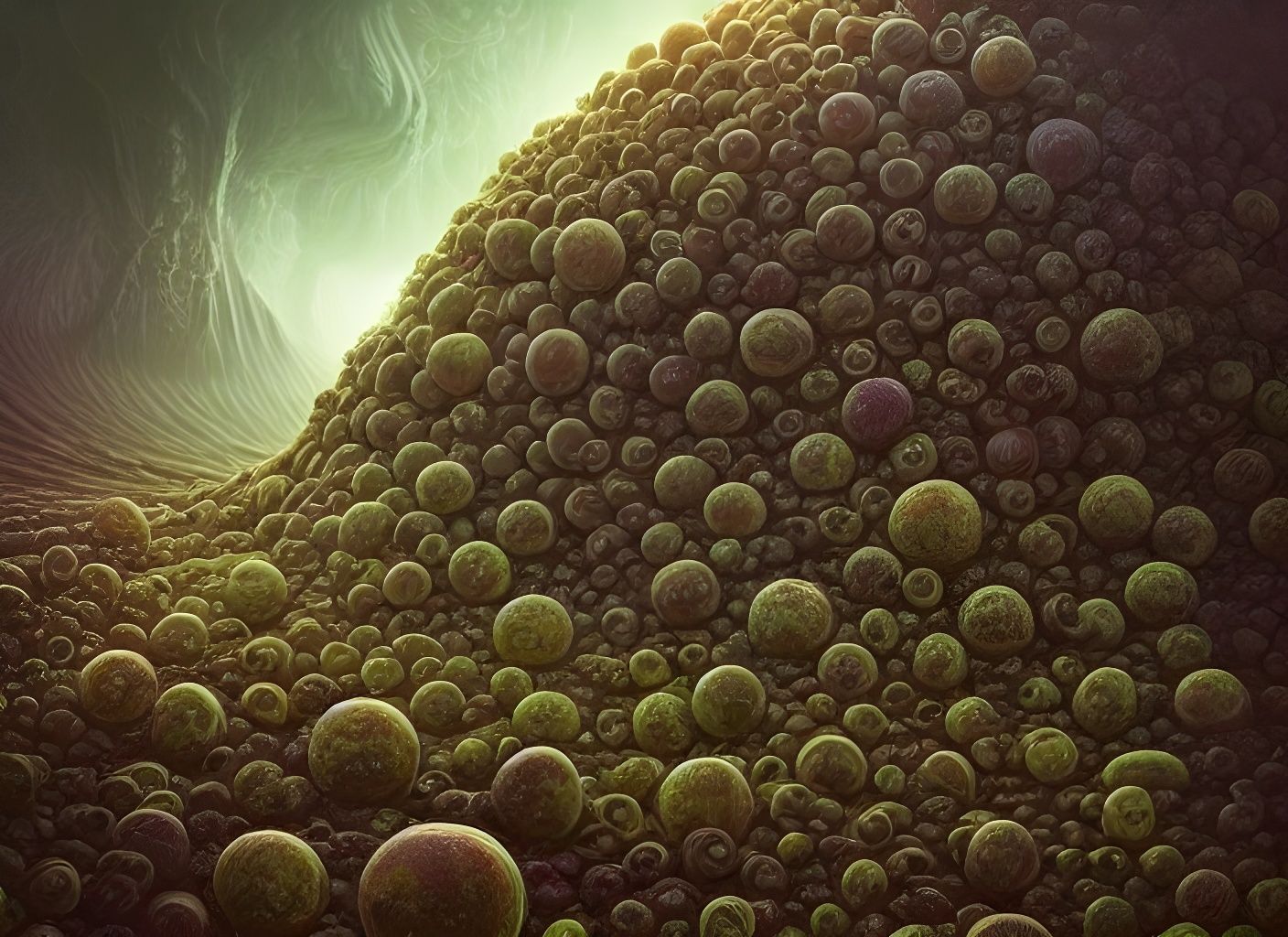 Eldritch Soil Biology: A Digital Painting