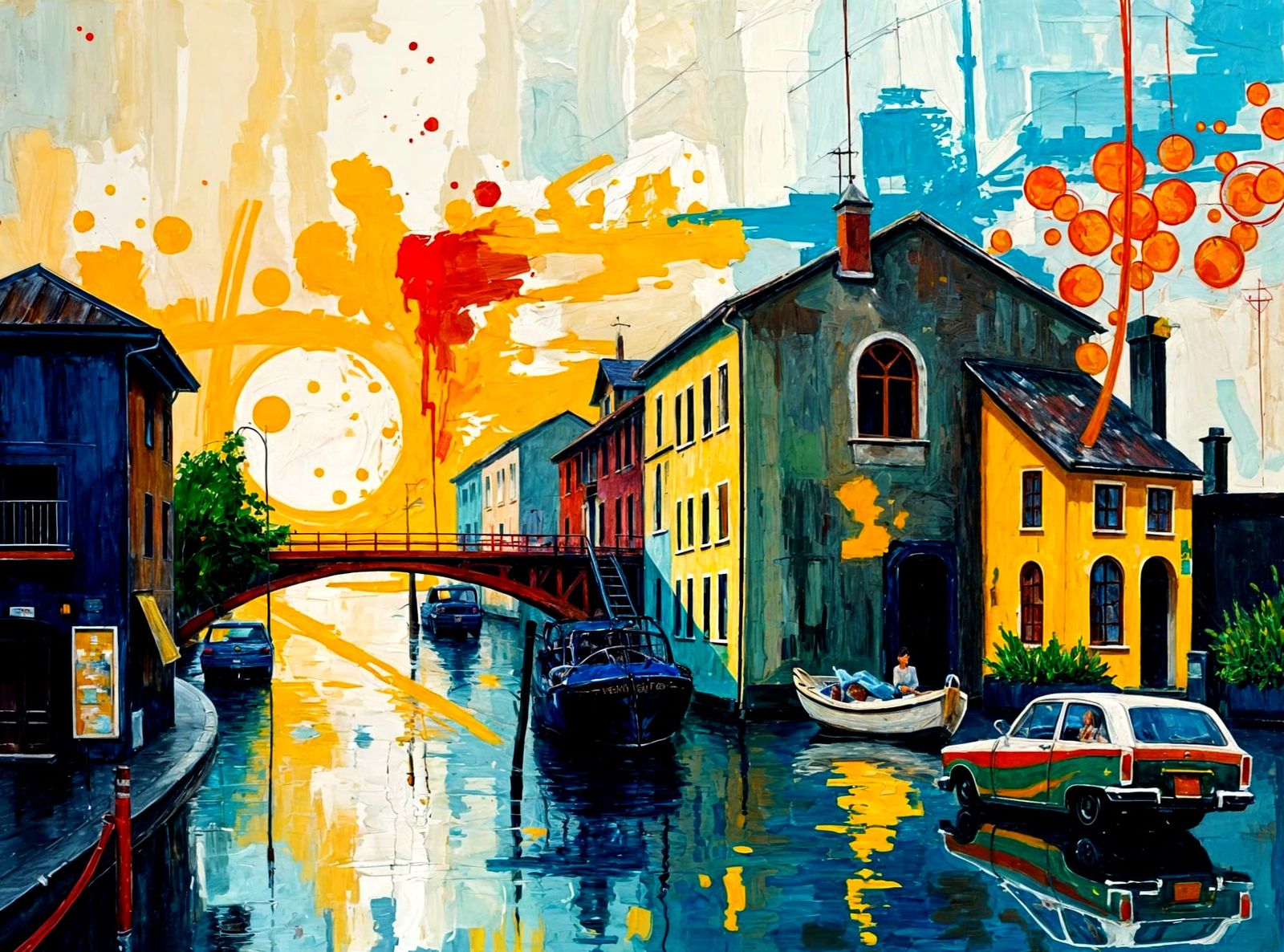 Ephemeral Reality in Neo-Impressionist Brushstrokes