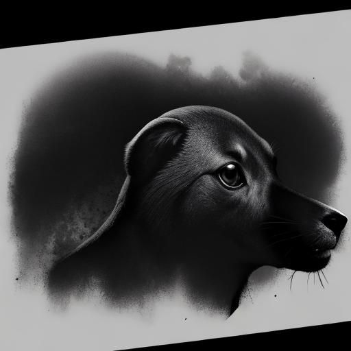 Abstract Charcoal Art: AI Interpretation