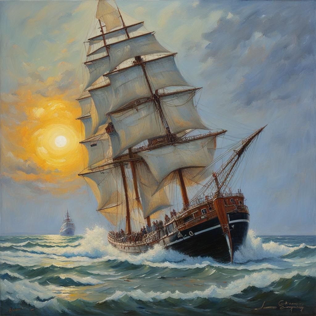 Sagicer in Oil Painting Style