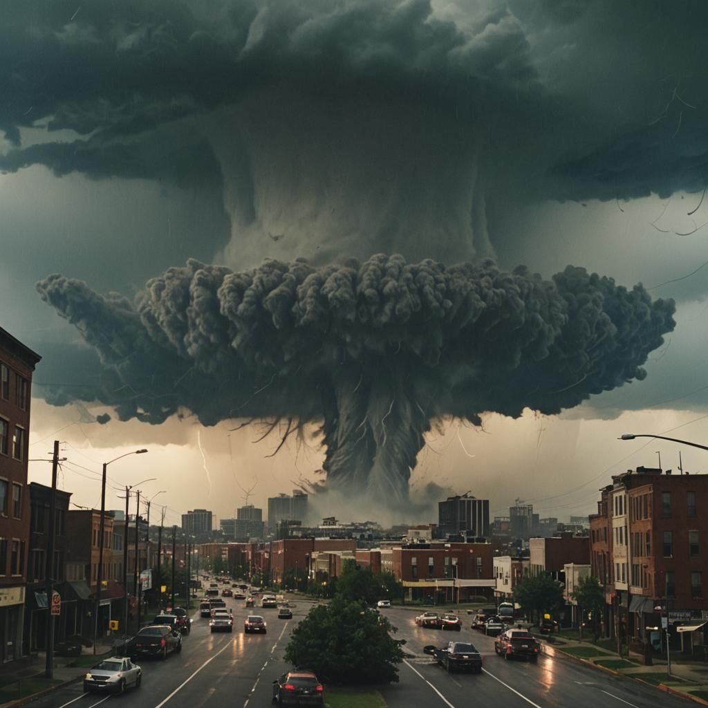 Tornado Devastation: A Cinematic City Destruction