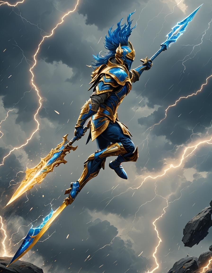 Lightning Javelin Fantasy Concept Art