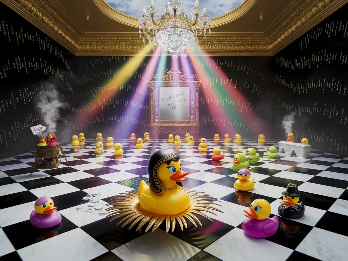 Surreal Ballroom Underwater Wonderland in Whimsical Digital ...