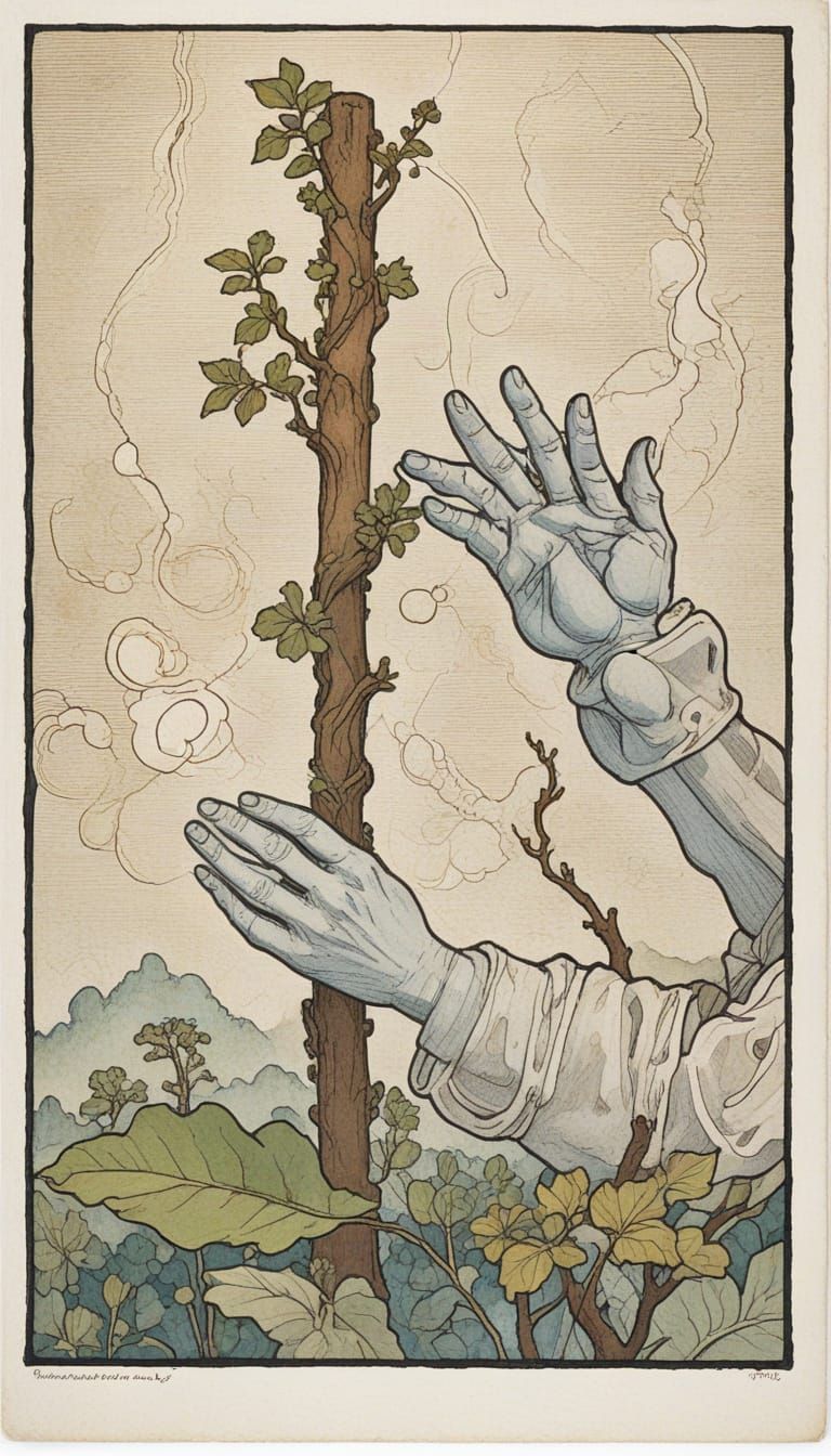 Emergent Hope in Ethereal Landscape