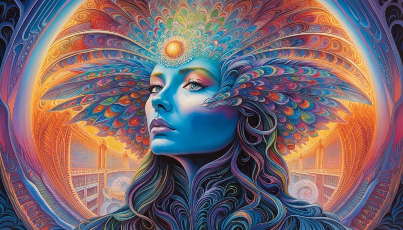 Imprisoned Mind: Psychedelic Astral Art