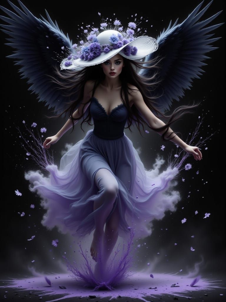 "Dark Angel & The Moebius Summer Hat"