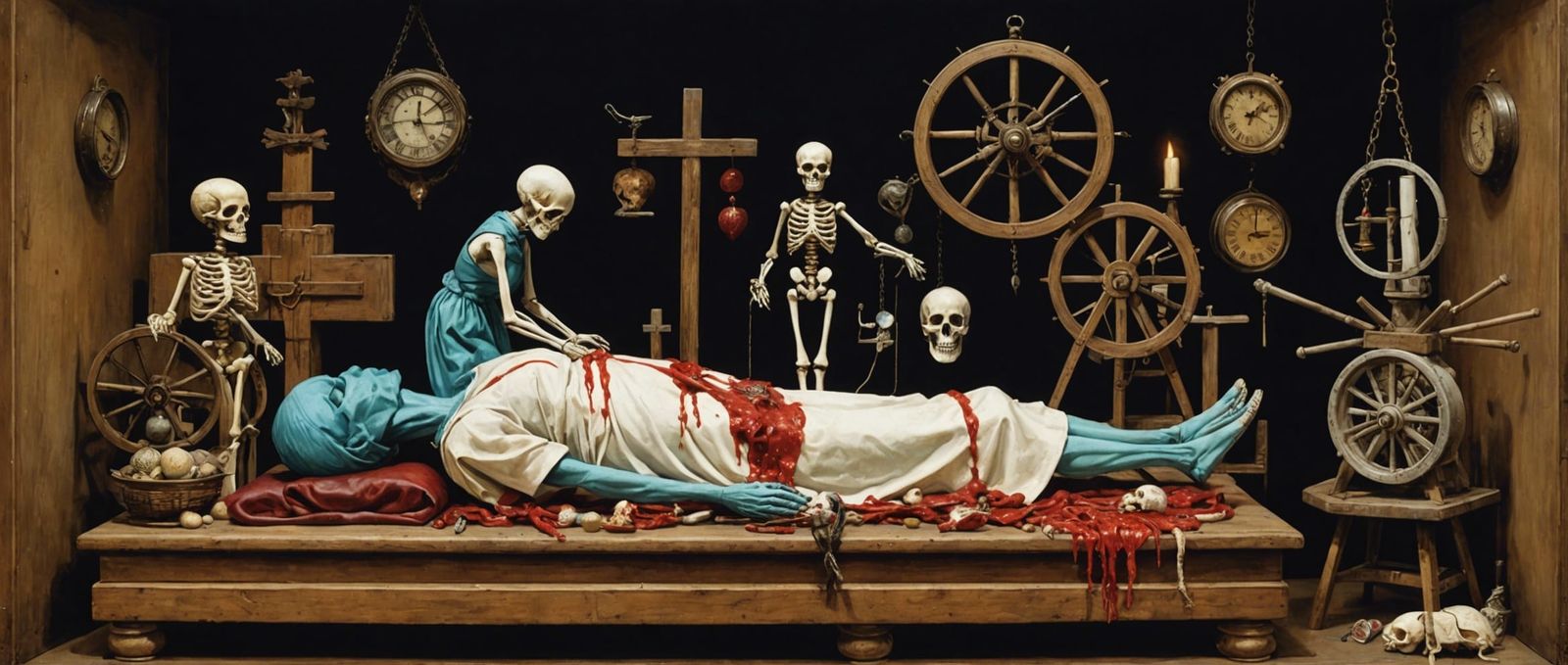 Medical Horror Installation: Steampunk Freakshow