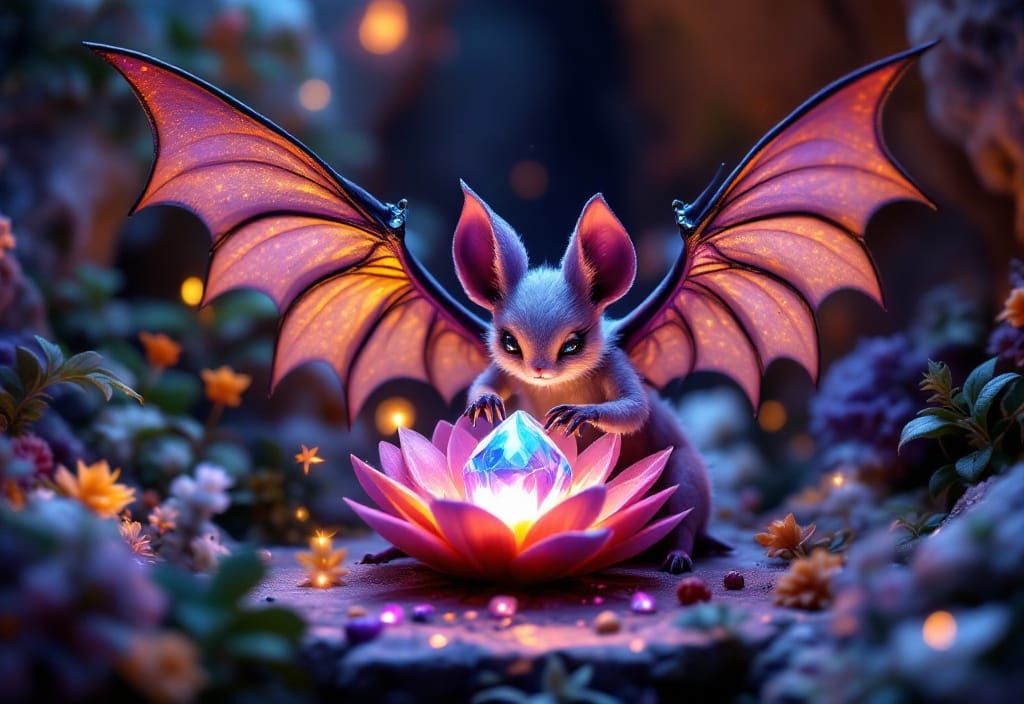 Steampunk Fairy-Bat at Speleothem Party