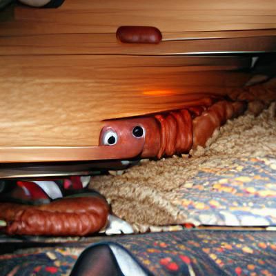 Scary Sausage Hiding: A Child's Nightmare