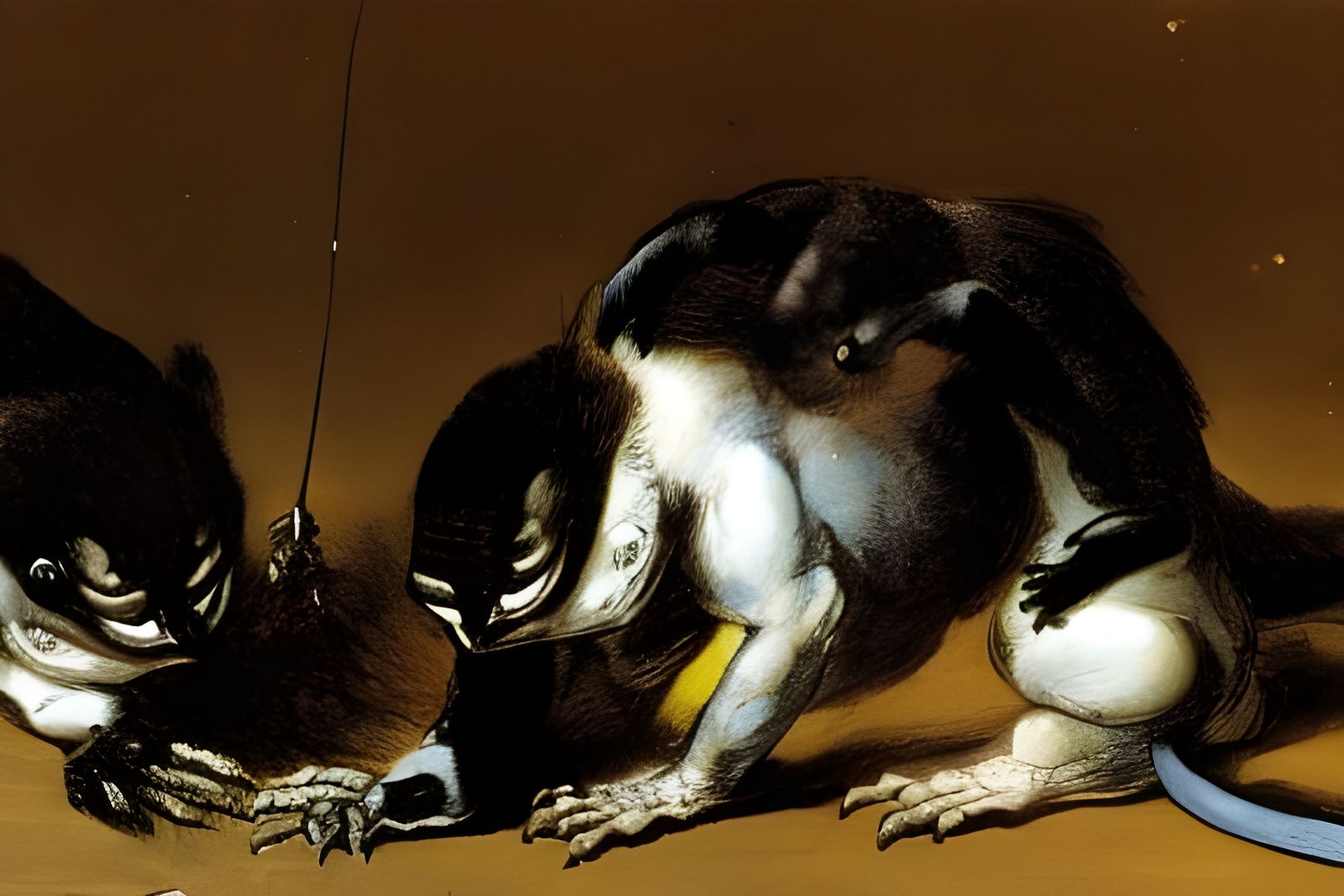 Cat-People Devouring Spiders: A Dark Fantasy Masterpiece